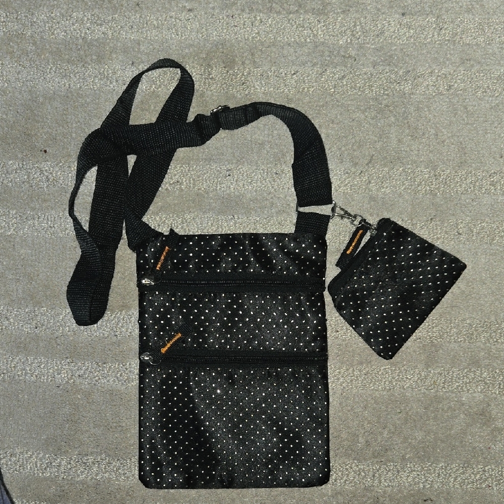 Stylish Black Polka Dot Bag